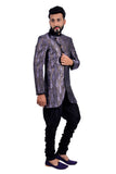 Purple Indian Wedding Indo-Western Sherwani for Men