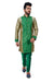 Khahki Silk Traditional Indian Wedding Indo-Western Sherwani for Men