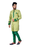 Kiwi Silk Traditional Indian Wedding Indo-Western Sherwani for Men