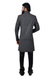 Gray Asparagus Italian Febric Traditional Indian Wedding Indo-Western Sherwani for Men