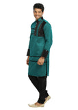 Green Indian Wedding Designer Kurta Pajama Sherwani for Men