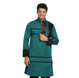 Green Indian Wedding Designer Kurta Pajama Sherwani for Men