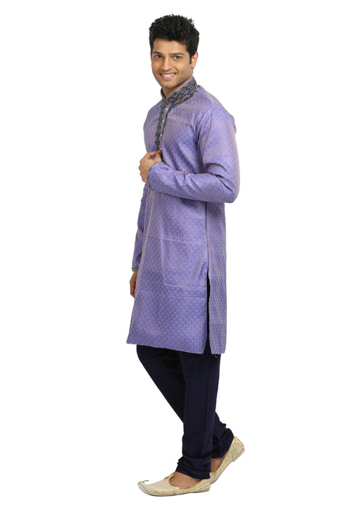 Lavender Indian Wedding Kurta Pajama for Men