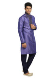 Dark Lavender Indian Wedding Kurta Pajama Sherwani - Indian Ethnic Wear for Men