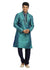 Turquoise Indian Wedding Kurta Pajama Sherwani - Indian Ethnic Wear for Men