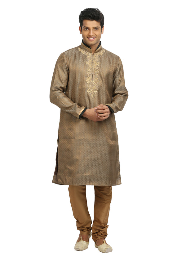 Peru Indian Wedding Kurta Pajama Sherwani - Indian Ethnic Wear for Men