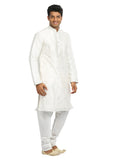 White Indian Wedding Kurta Pajama for Men