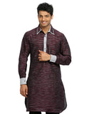 Berry Pathani Kurta for Men