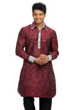 Scarlet Pathani Kurta for Men