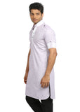 Orchid Cotton Fabric Pathani Kurta for Men