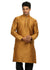 Gold Silk Pathani Kurta for Men