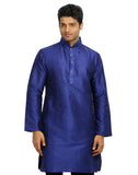 Violet Silk Pathani Kurta for Men