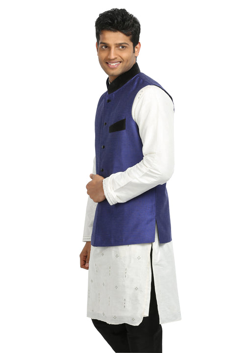 Blueviolet Nehru Jacket for Men