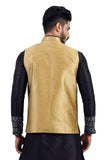 Saris and Things Darkgoldenrod Nehru Jacket for Men