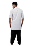 Saris and Things White Pathani Suit for Men