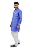 Saris and Things Blue Pathani Suit for Men