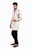 Saris and Things Almond Pathani Suit for Men