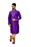 Indian Traditional Silk Purple Kurta Pajama for Men