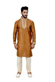 Indian Traditional Ghiccha Silk Peru Kurta Pajama for Men