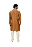 Indian Traditional Ghiccha Silk Peru Kurta Pajama for Men
