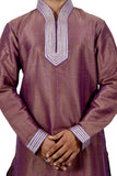 Indian Traditional Silk Brown Kurta Pajama for Men