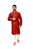 Indian Traditional Ghiccha Silk Blue Kurta Pajama for Men