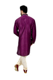 Indian Traditional Silk Purple Kurta Pajama for Men