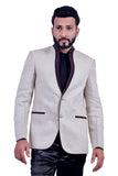 Perfectly Fitted Wheat Blazer for Men