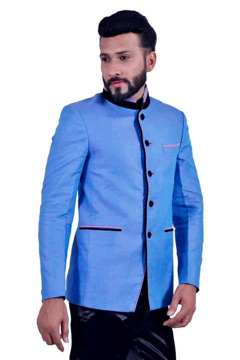 Surf Blue Blazer for Men