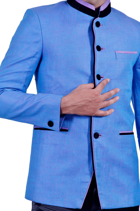 Surf Blue Blazer for Men