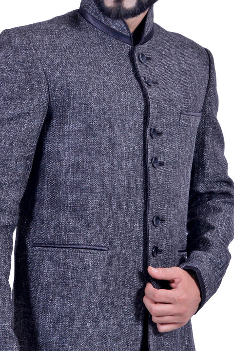 Dark Gray Blazer for Men