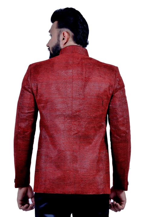 Brick Red Blazer for Men