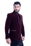 Dark Burgundy Blazer for Men