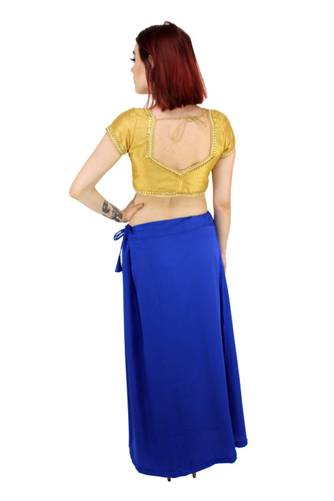Sari Petticoat- Royal Blue