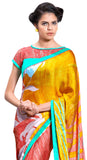 Digital Print Sensual Crepe Silk Saree Sari D-304