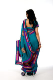 Color Block Party wear Sari