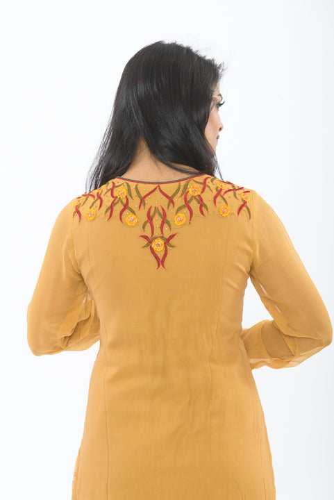 Sunflower Gold Kurti Salwar Kameez