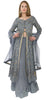 Modern Stylish Grey Lace Indo-Western Lehenga Gown-SNT11115