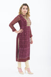 Passion Purple Kurti Salwar Kameez