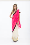 Light and Breezy Pink Modern Style Bollywood Party Sari