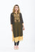 Charming Beige and Black Long Kurti