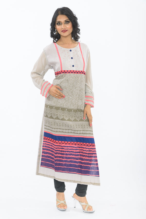 Stunning Misty Dawn Long Kurti