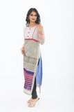 Exclusive Light Grey Long Kurti - Side Left