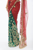 Glamorous Emerald Gem Ready-Made Sari RM104