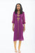 Winsome Violet Long Kurti with Churidar