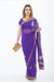 Violet Luster Ready-Made Pre Pleated Sari