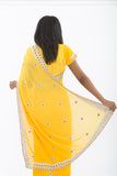 Golden Sun Ready-Made Pre Pleated Sari