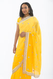 Golden Sun Ready-Made Pre Pleated Sari