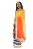 Radiant Sunrise Ready-Made Pre-Pleated Sari