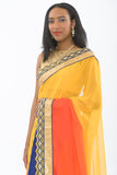 Radiant Sunrise Ready-Made Pre-Pleated Sari